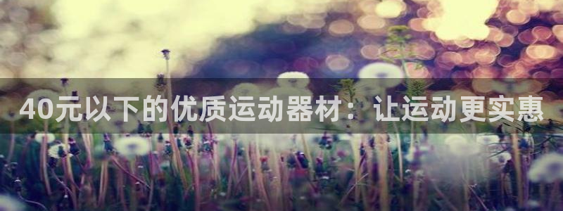 意昂体育3平台假的吗是真的吗吗：40元以下的优质运动