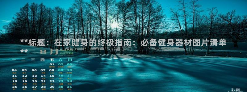 意昂3娱乐首页网站大全：**标题：在家健身的终极指南
