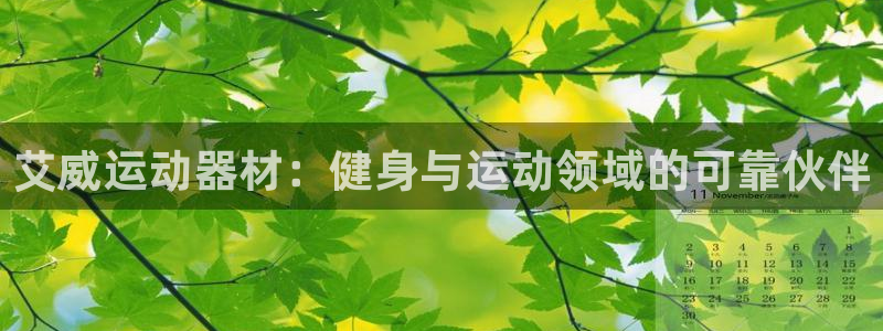 意昂3娱乐平台：艾威运动器材：健身与运动领域的可靠伙