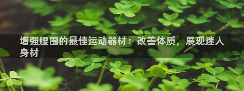 意昂体育3招商电话是多少：增强腰围的最佳运动器材：改