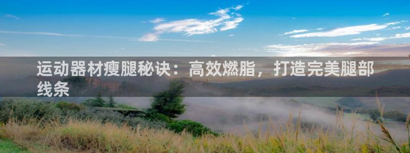 意昂体育3：运动器材瘦腿秘诀：高效燃脂，打造完美腿部